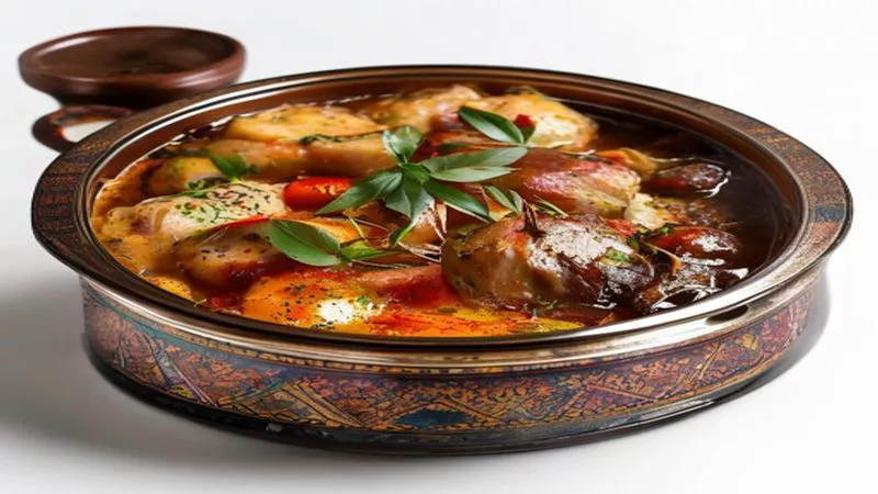 Hình ảnh chế biến món ăn Moroccan Tagine: A One-Pot Wonder Full of Exotic Flavours