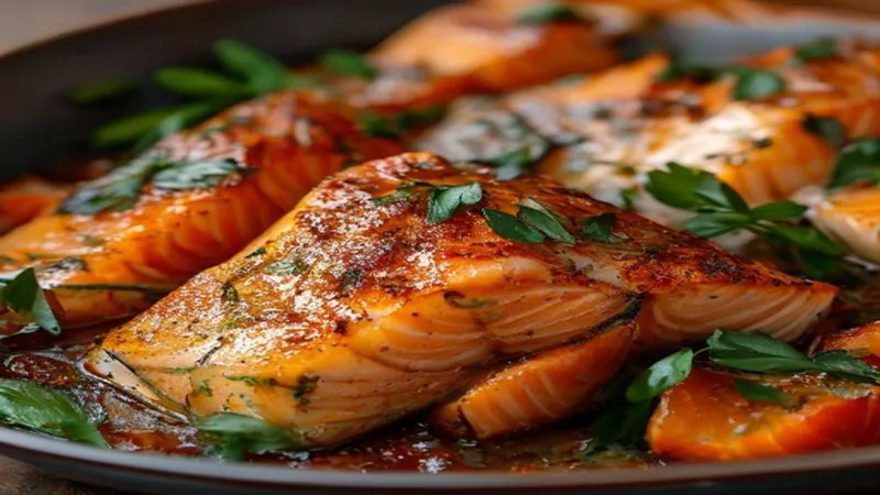 Hình ảnh chế biến món ăn One-Pan Salmon Recipes That Are Ready in Under 20 Minutes