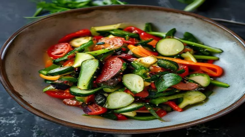 Hình ảnh chế biến món ăn Quick Vegetable Stir-Fry Recipes for Busy Weeknight Dinners