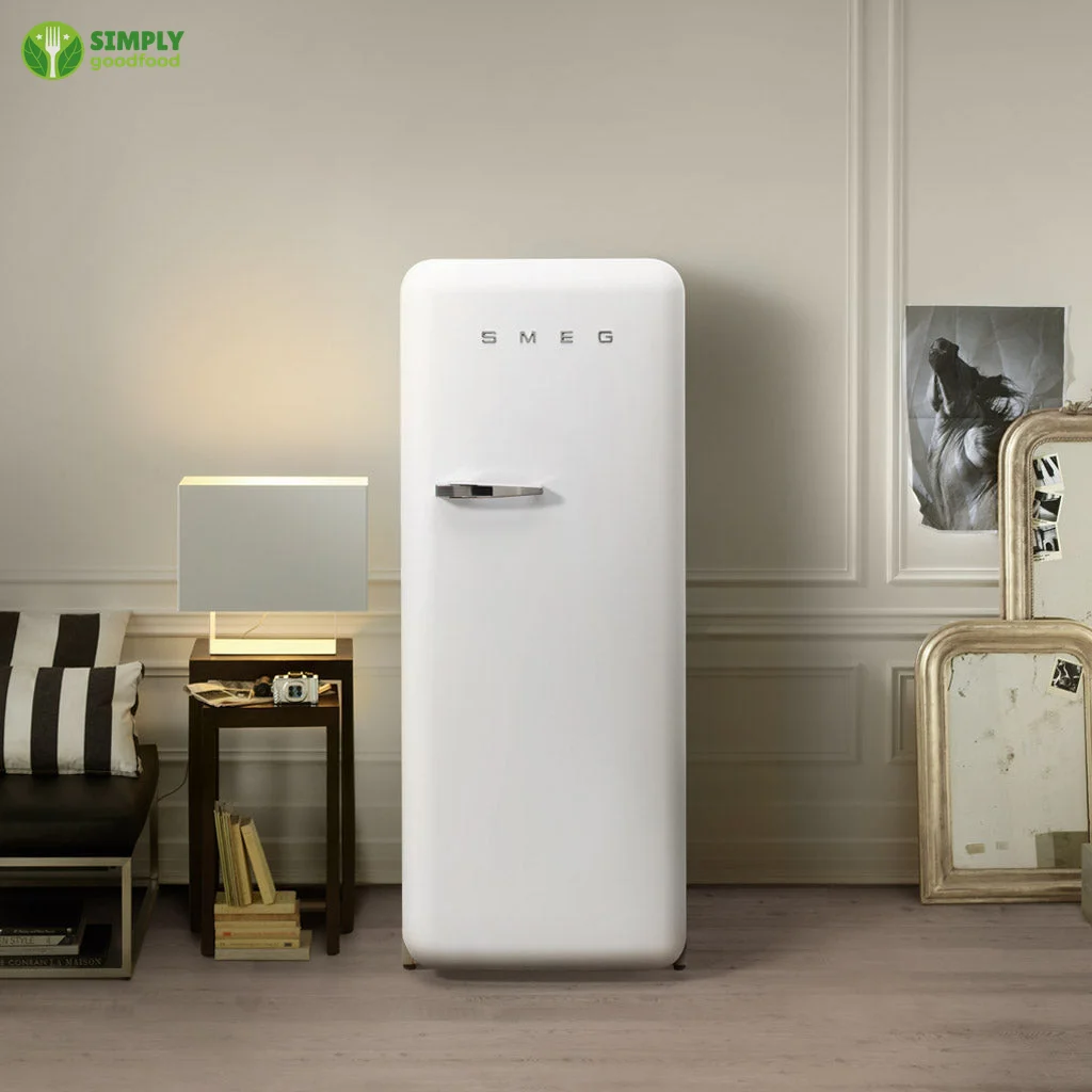 Tủ lạnh retro SMEG màu xanh mint, phong cách cổ điển, tủ lạnh SMEG giá tốt