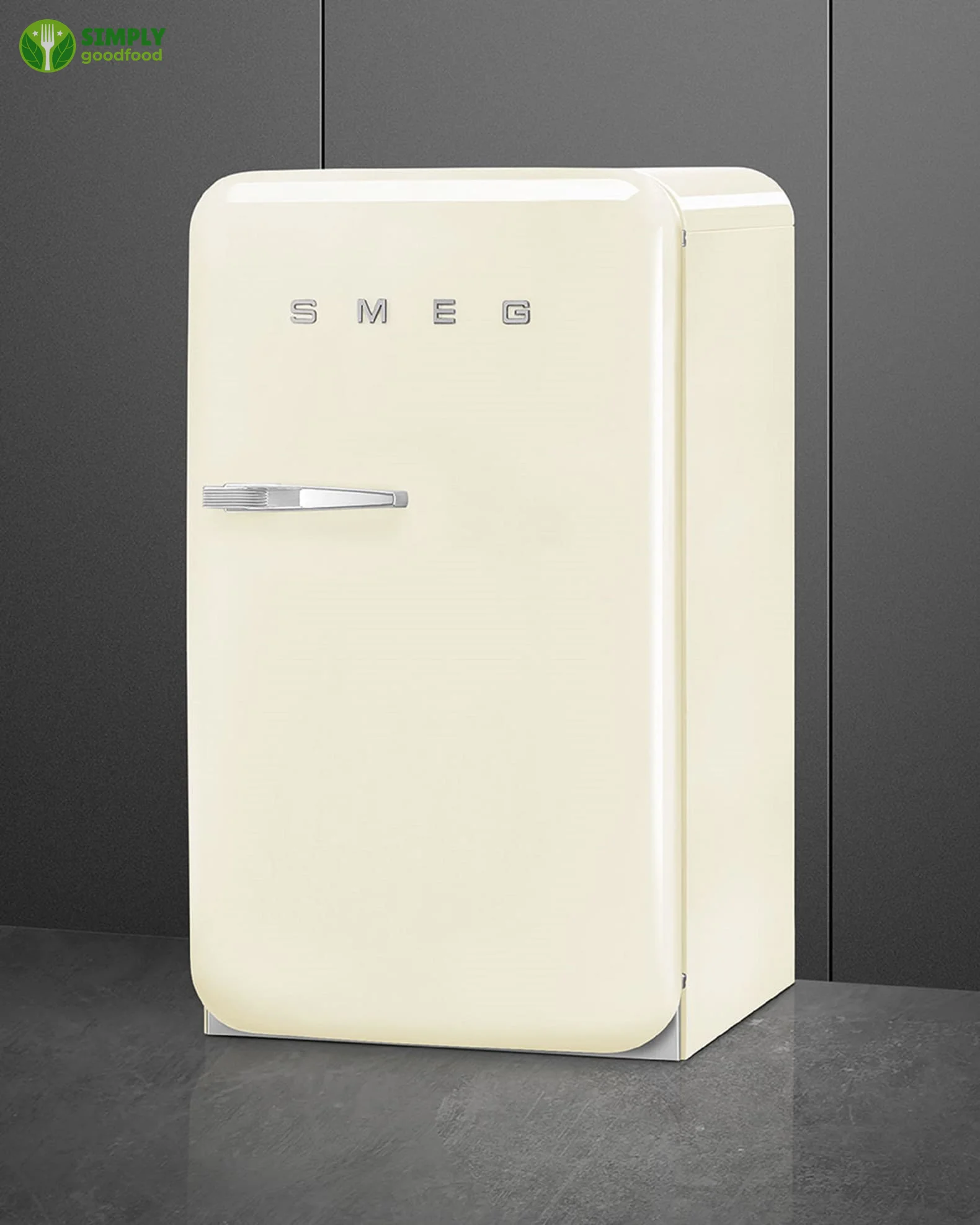 Tủ lạnh Minij Retro màu xanh mint, kiểu dáng cổ điển, giá tốt cho bếp xinh