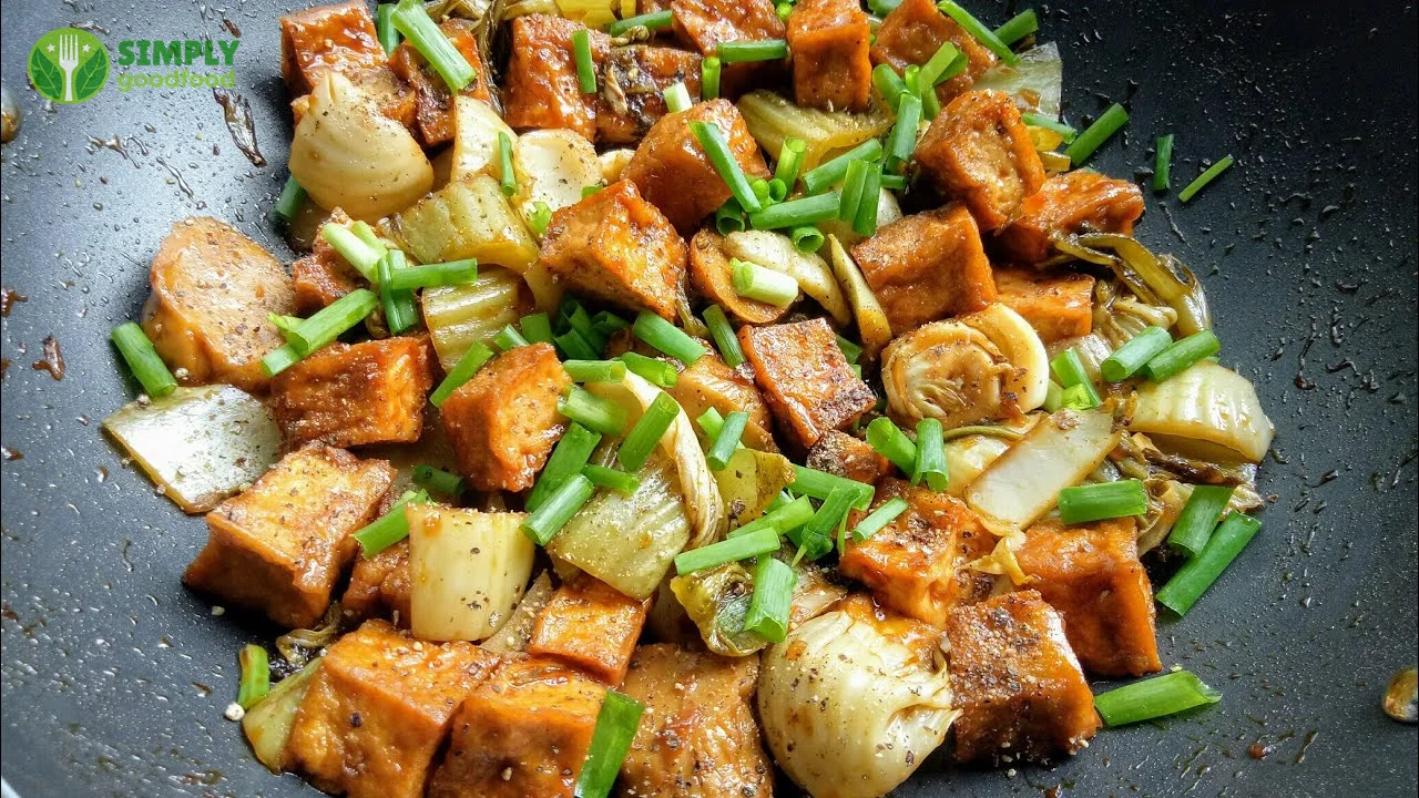 Đậu phụ sốt cà chua, món ăn ngon bổ dưỡng, 4 công thức tốt cho sức khỏe.