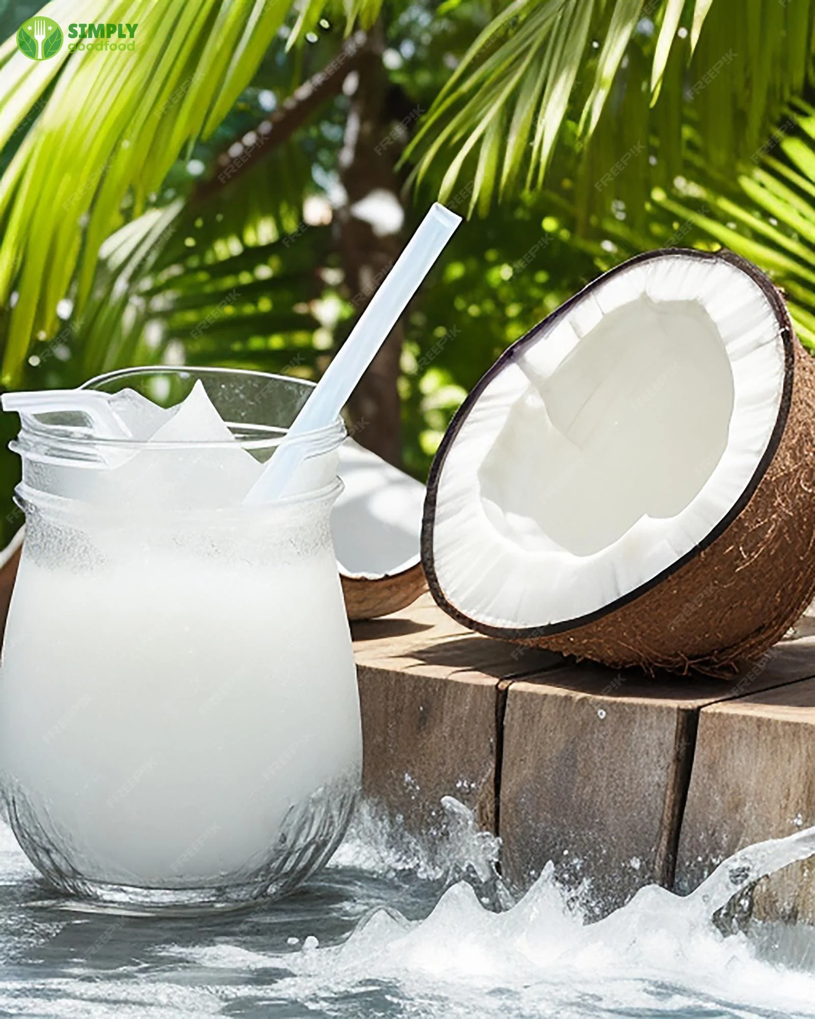 Nước dừa tươi mát, thức uống tự nhiên tốt cho sức khỏe và làm đẹp.